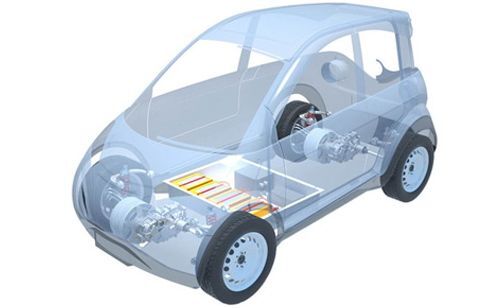 The car has two motors and two differentials – one assigned to each axle – essentially giving it 4-wheel drive