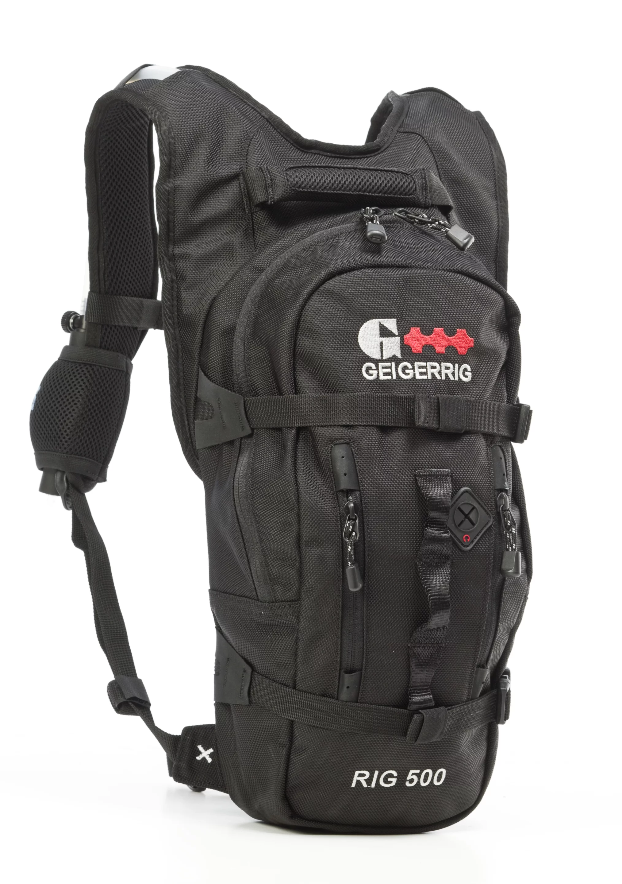The GEIGERRIG RIG 500 pressurized hydration pack