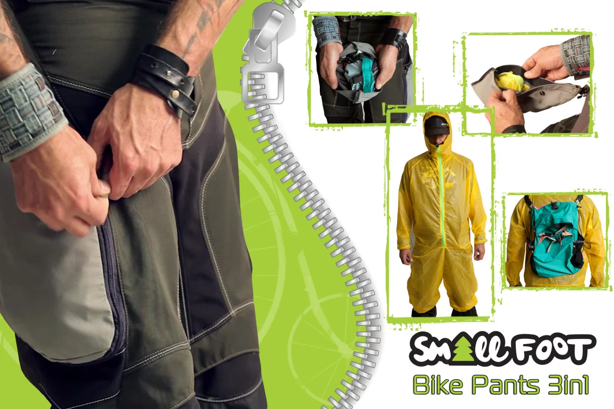 Each side pocket includes a separate piece of gear