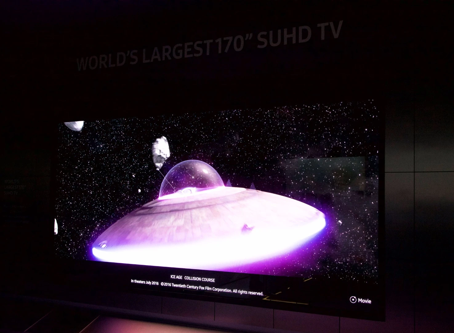 The 170-inch SUHD TV