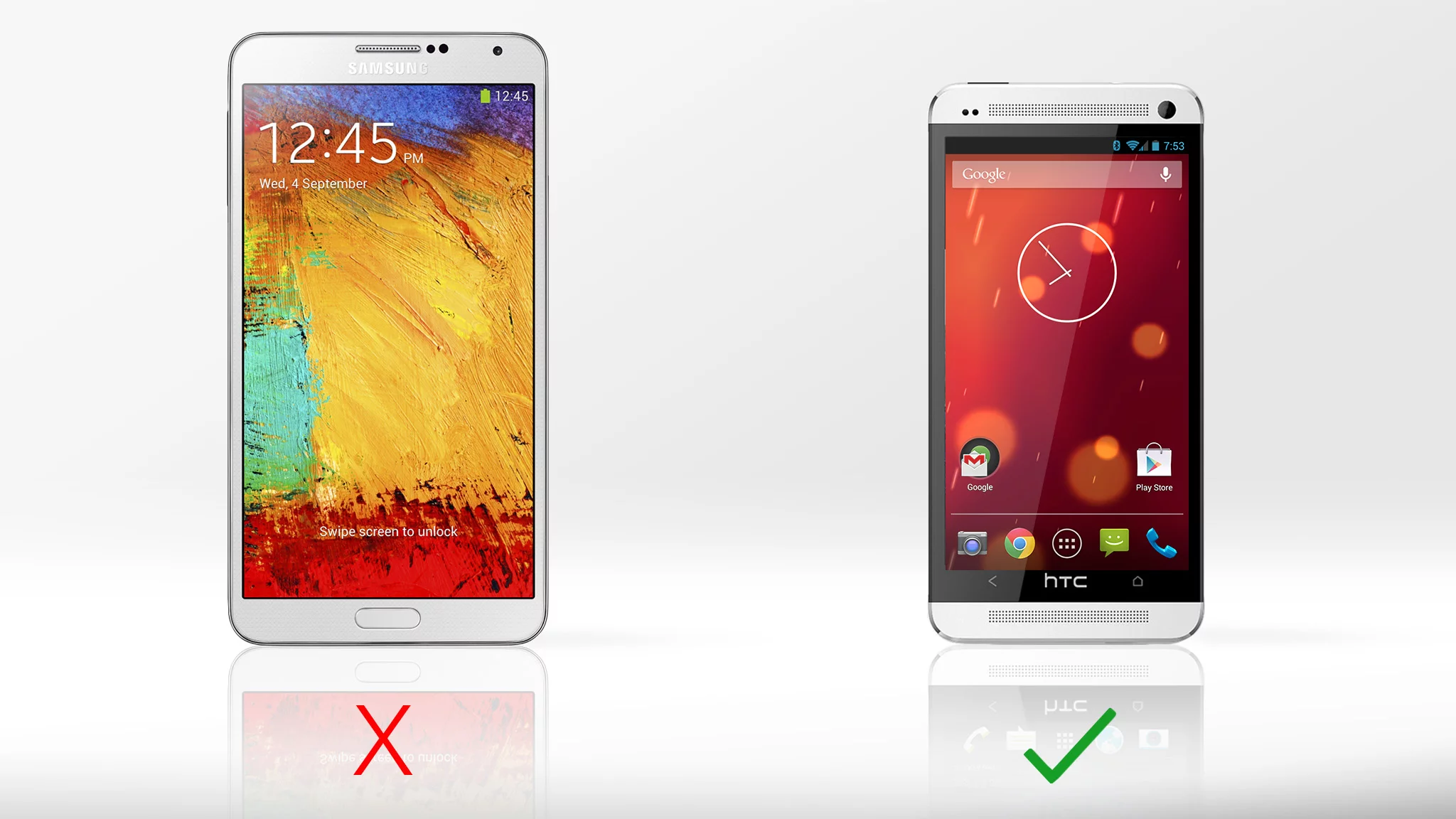 The One is also sold in a stock Android running Google Play Edition