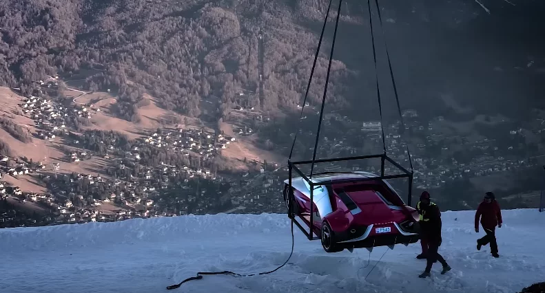 The Frangivento Asfané gets some fresh air in the Dolomites