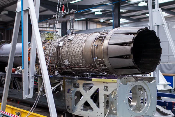 The car was initially fitted with a jet engine for this first run but an additional rocket is being developed to get it going even faster