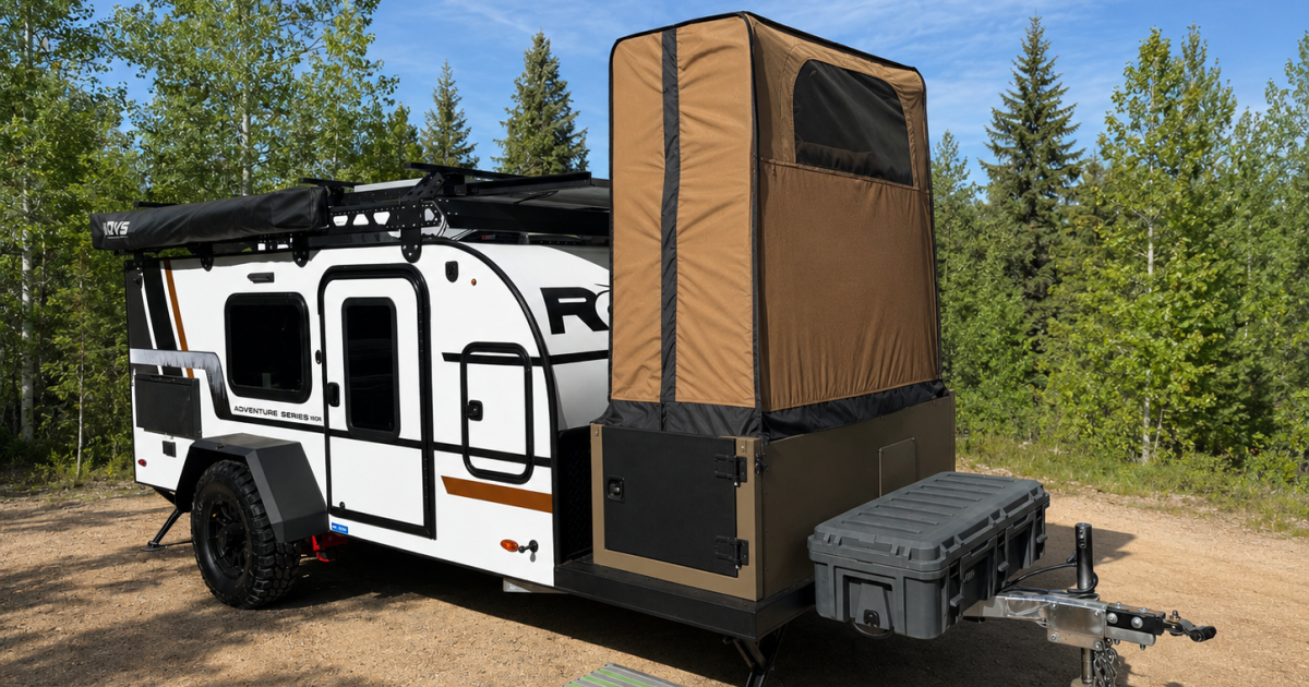 Slick pod camper solves micro-camping's biggest problem