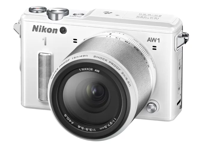 The Nikon 1 AW1 is the world's first digital compact system camera which is waterproof, shockproof and freezeproof