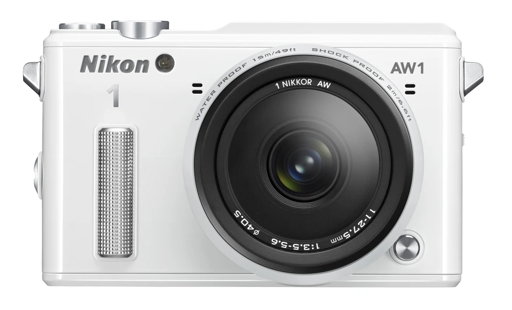 The Nikon 1 AW1 will be available in black, silver or white from October and will cost US$800 with a 11-27.5-mm kit lens