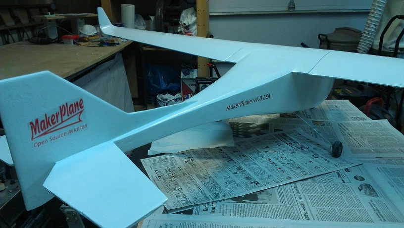 Model of MakerPlane 1.0 (Image: MakerPlane)