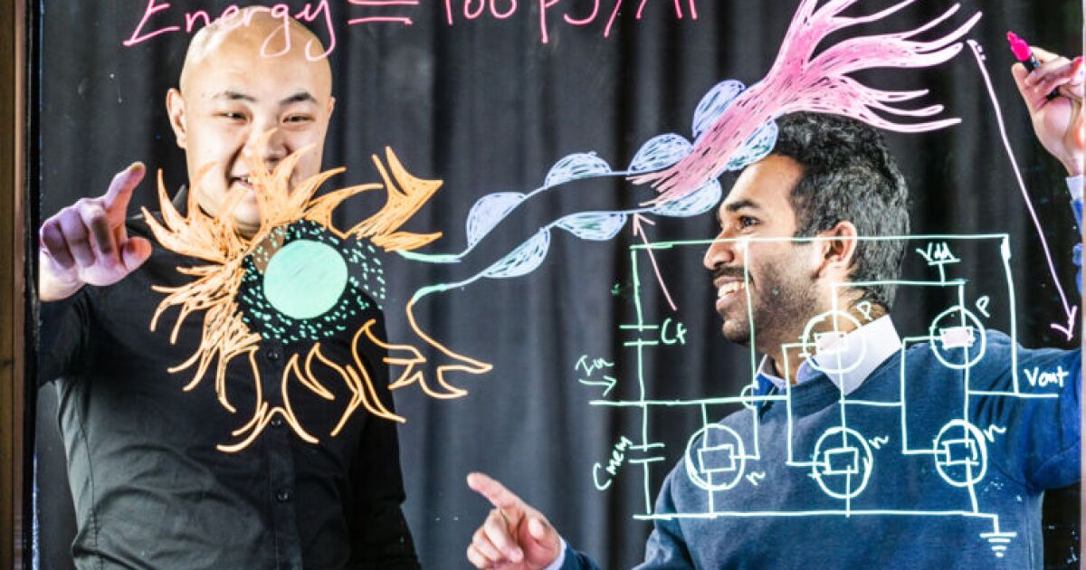 Artificial neurons connect to biological ones to control living plants