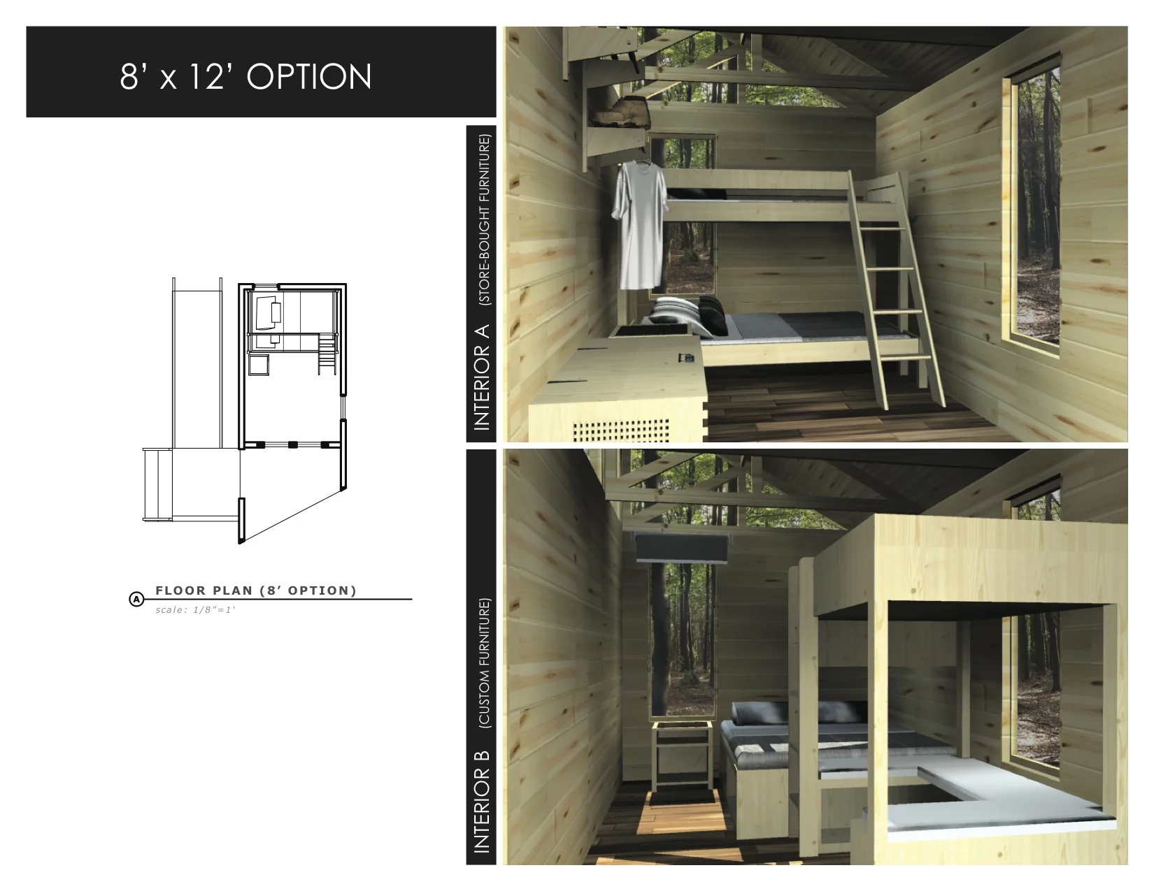 Plans for the Wedge cabin