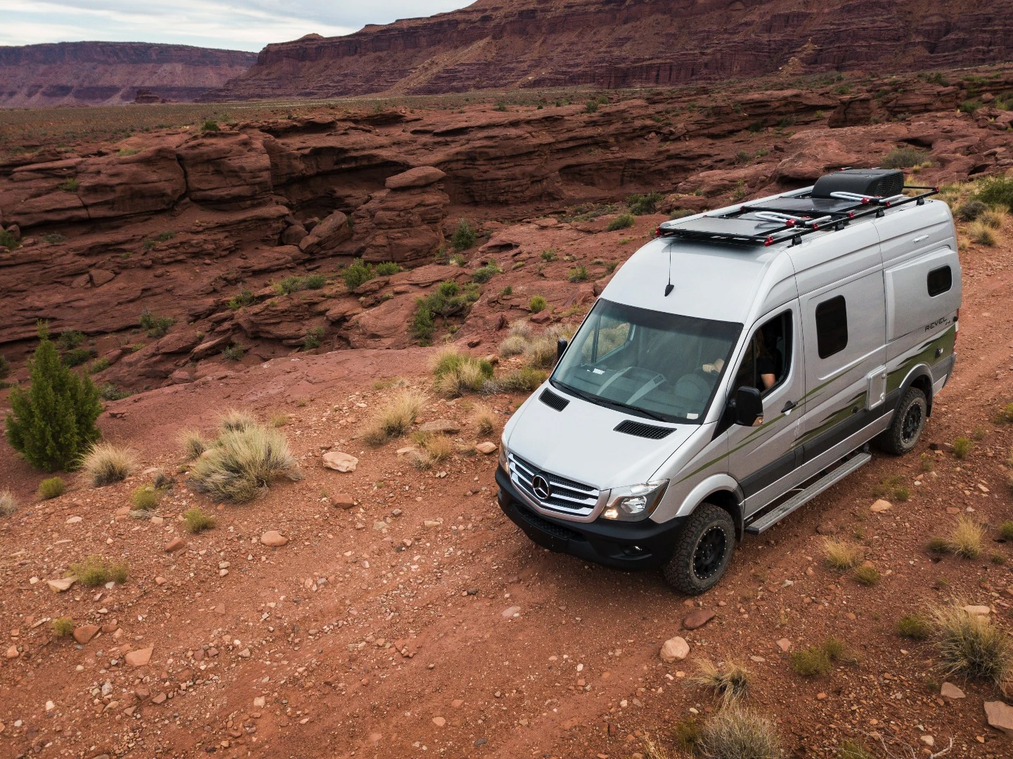 Winnebago imagines the Revel finding use with mountain bikers, rock climbers and other modern-day adventurers that need a vehicle and base camp built for dirt and rock
