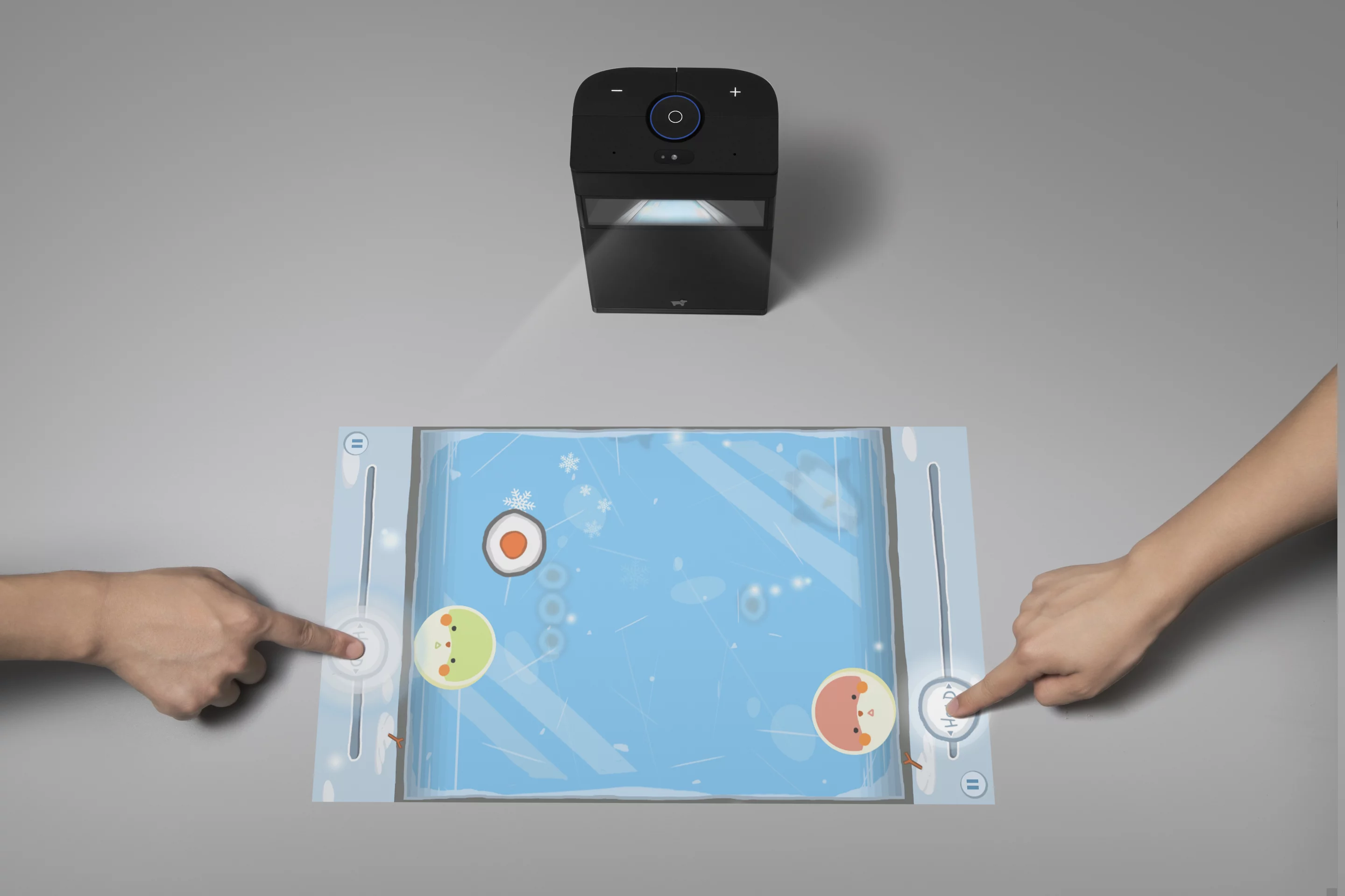 A number of interactive games are installed