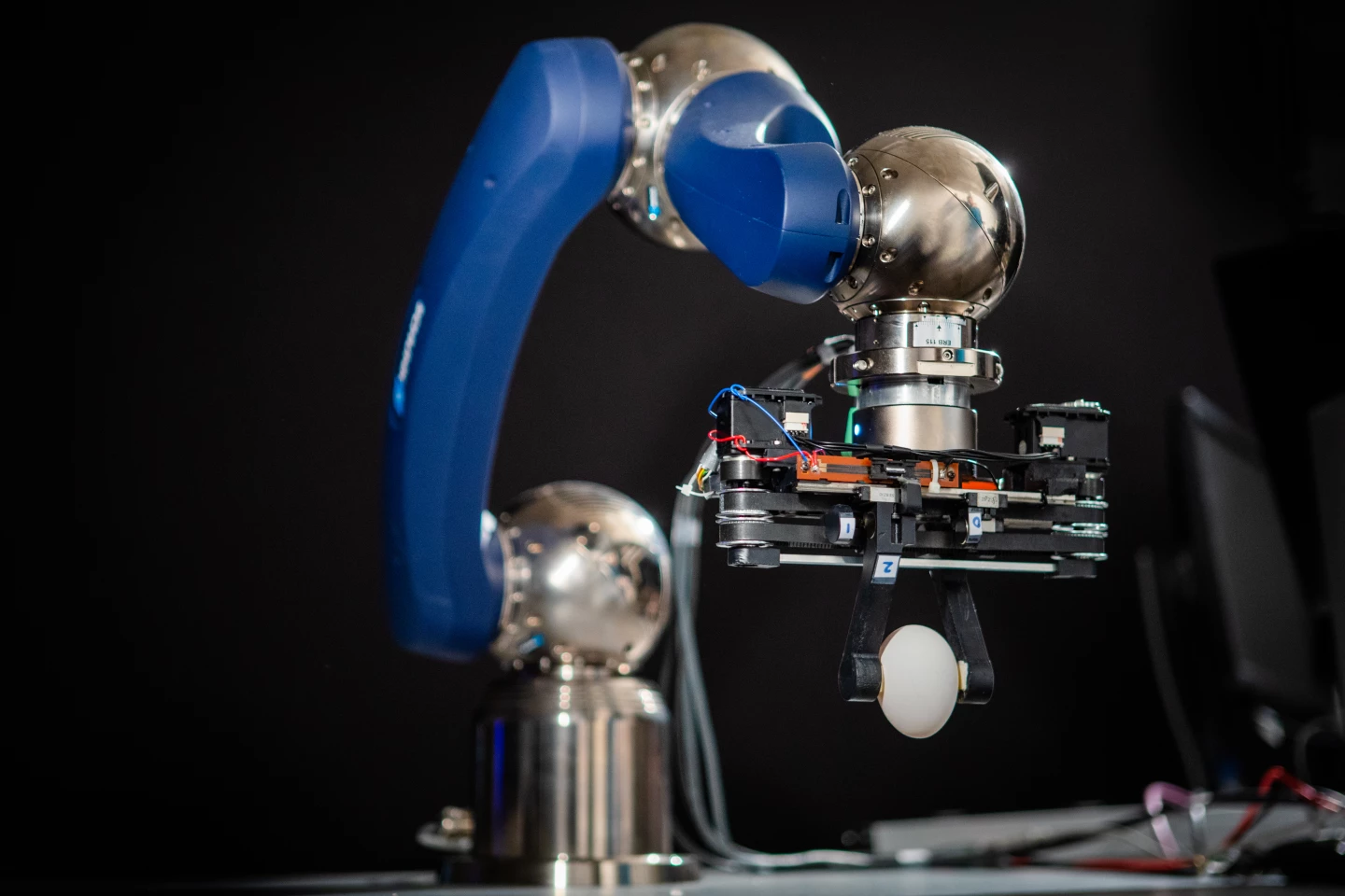 The gripper is designed for use with third-party robotic arms