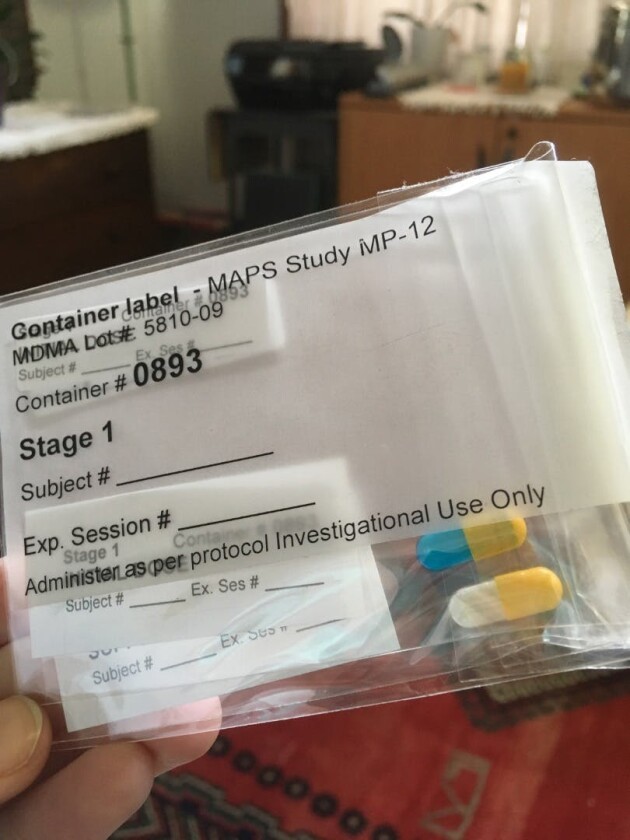 One of the MDMA doses in the early clinical trials