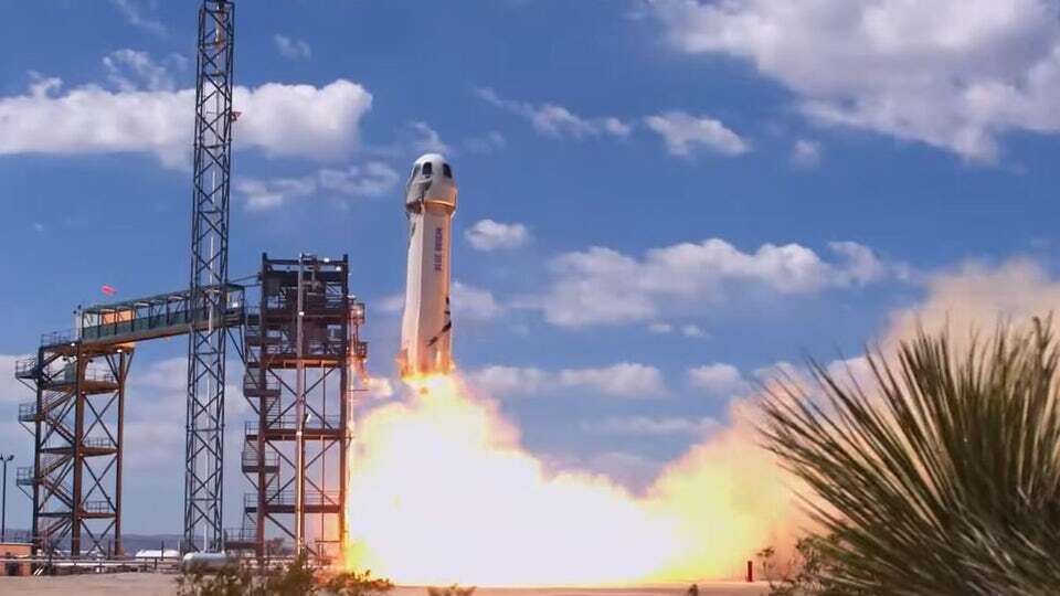 New Shepard on eighth flight