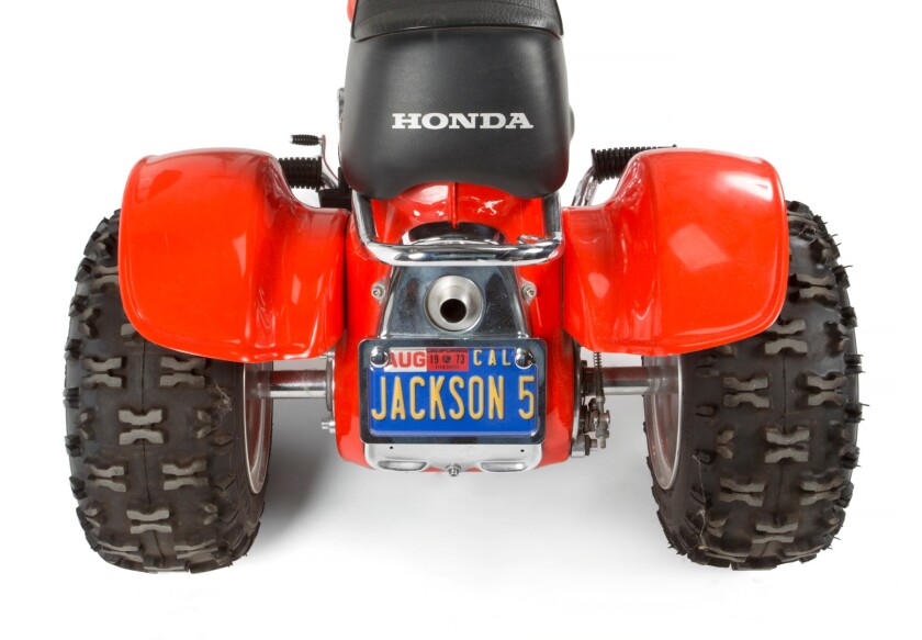 Honda ATC70 trike made for the Jackson 5: Lot 277, estimate $10,000 - $12,000
