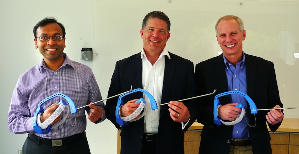 FlexDex founders (from left), Shorya Awtar, Greg Bowles and James Geiger