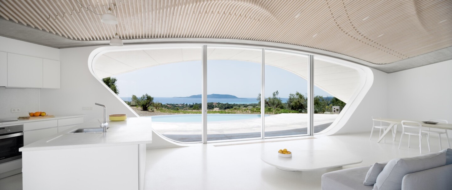 Villa Ypsilon measures 150 sq m (1,614 sq ft)