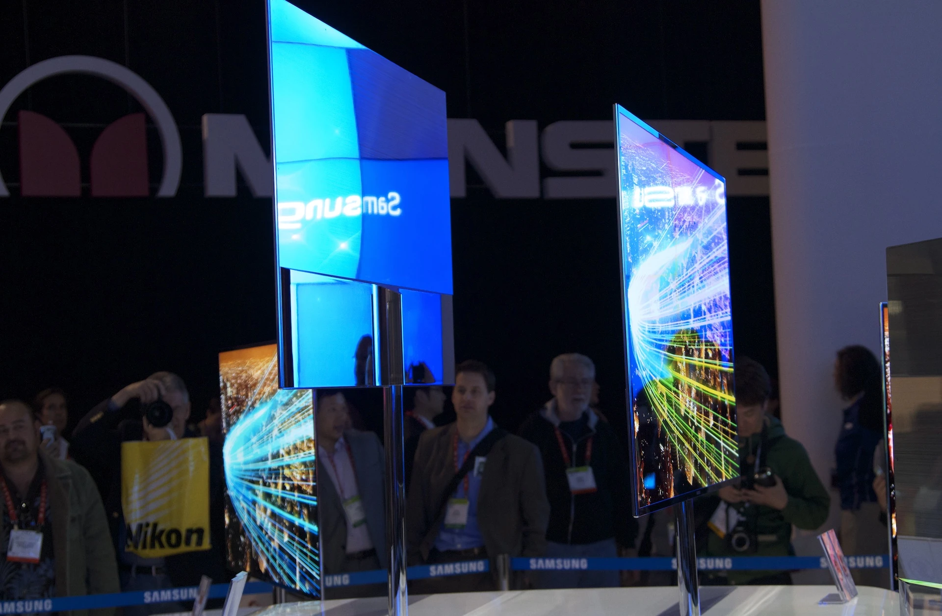 Thin is most definitely in with Samsung's 55-inch Super OLED TV