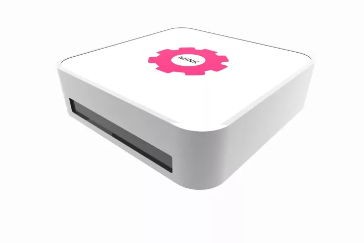 The MINK 3D printer lets users print out makeup like eye shadow, foundation and blush, in any color they choose (Image: MINK)