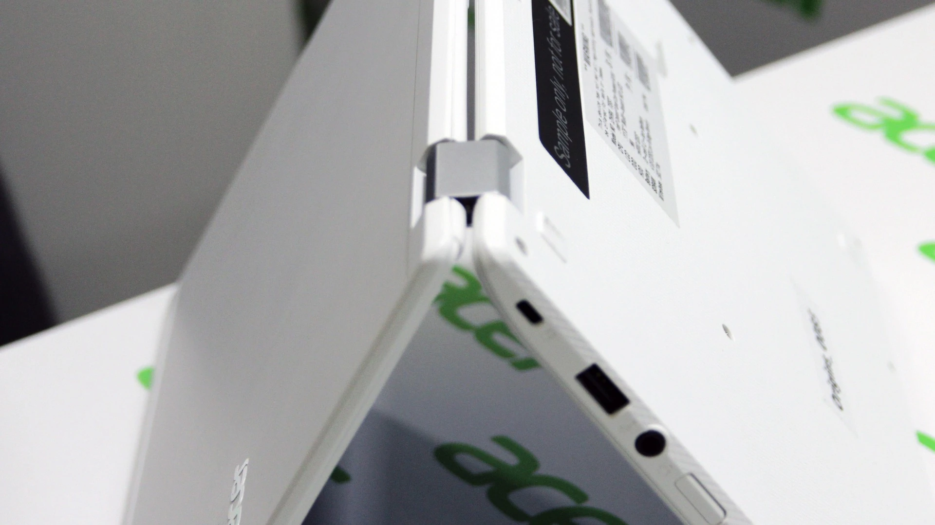 The Chromebook R11 is powered by an Intel Celeron chip, with up to 4 GB RAM and 16 or 32 GB of local storage