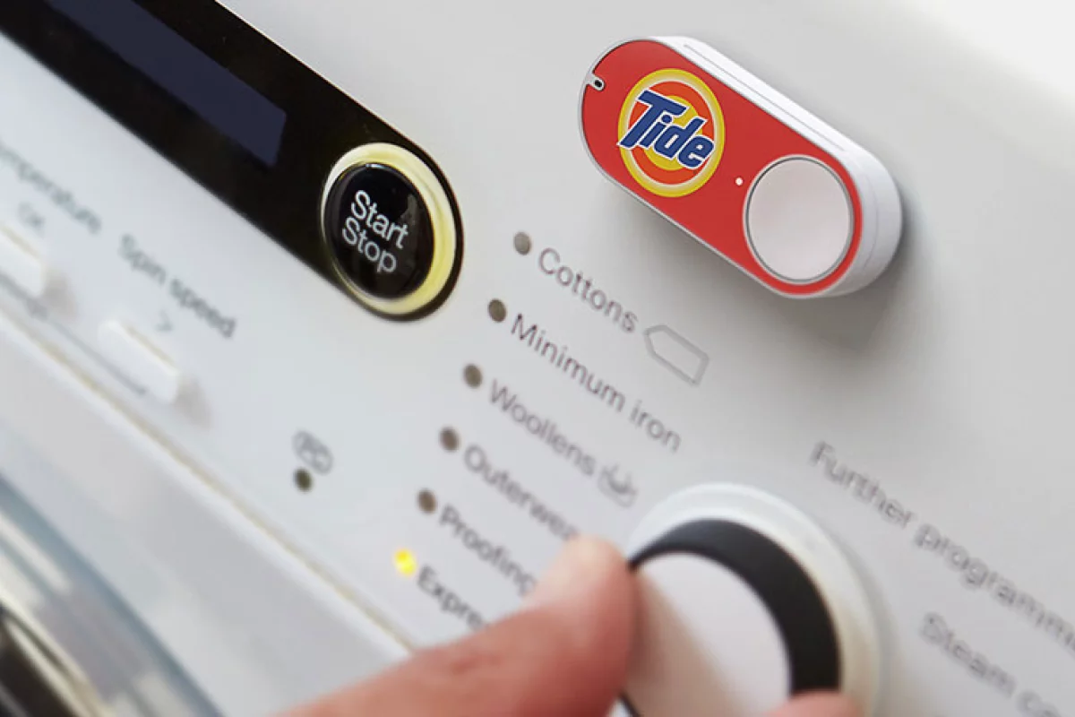 The next time your detergent is almost out, Amazon Dash button can save you the grueling headache of pulling out your phone and opening an app