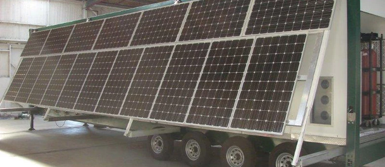 Each CSU is equipped with a solar array with a capacity of 74 kW