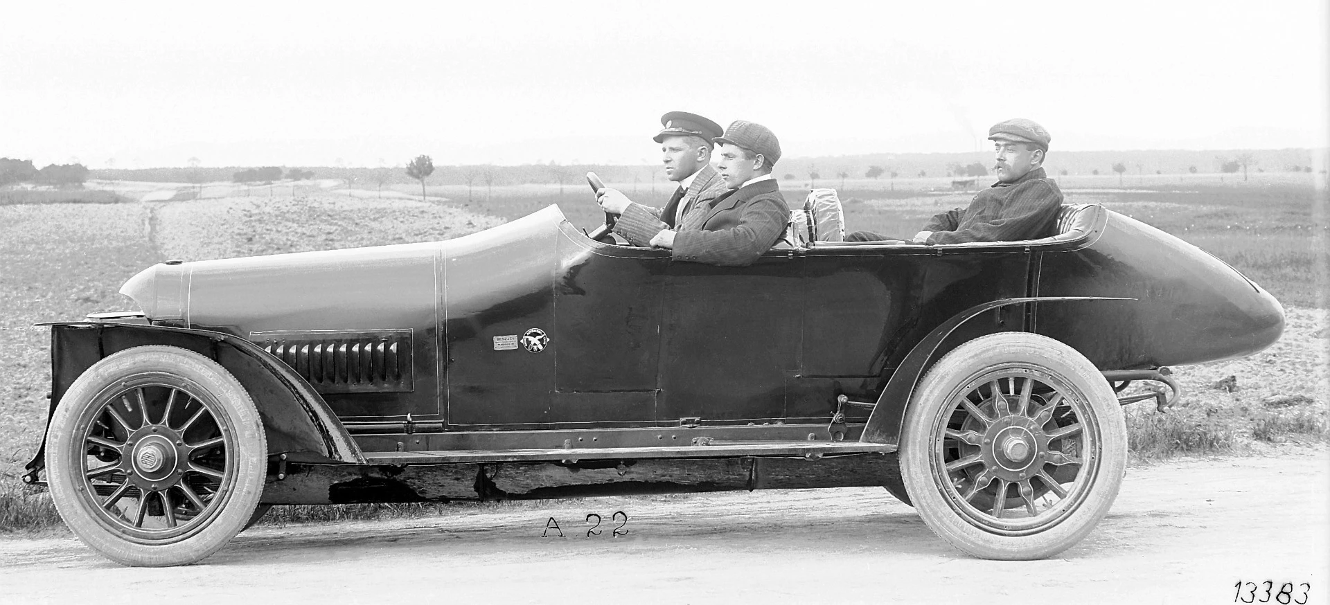 While the best known Prinz Heinrich "race replicas" were produced by Austro-Daimler and Vauxhall in 1911, the Benz Prinz Heinrich Wagen was a replica of the car which won the inaugural 1908 event and was available in 1908, three years ahead of the 1910 Prinz Heinrich Fahrt replicas from Vauxhall and Austro-Daimler which didn't hit showrooms until 1911. It was available as a production vehicle across four model years from 1908 to 1911 and was listed in the Mercedes catalogue, albeit on special request, so it predates either the Vauxhall or Austro-Daimler as the world's first race replica and hence sports car.