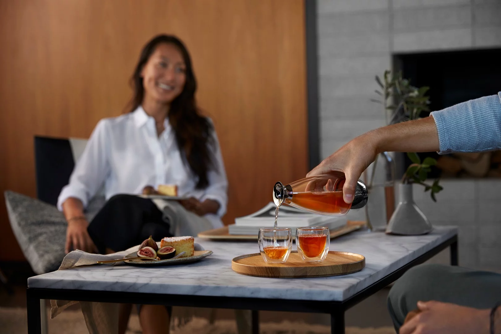 The Teforia infuser connects wirelessly to an available app