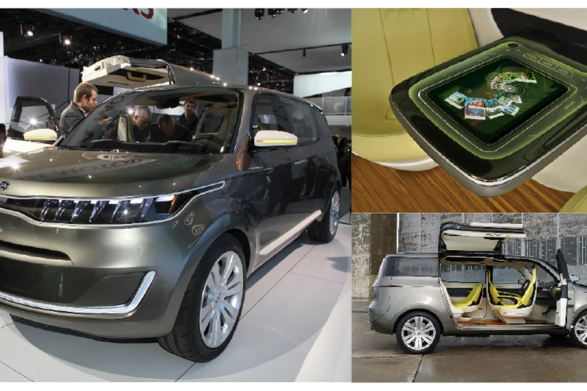 Kia KV7 Concept at the 2011 Detroit Auto Show