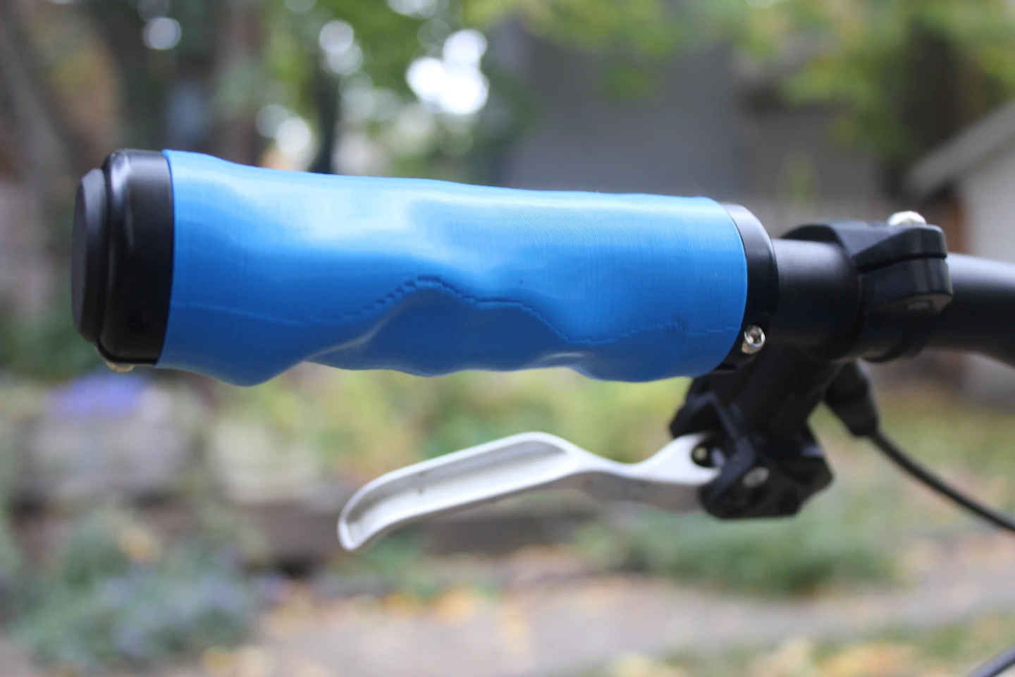 Formy Bike Grips are made from a harder grade of thermoplastic polyurethane than regular grips, for increased durability