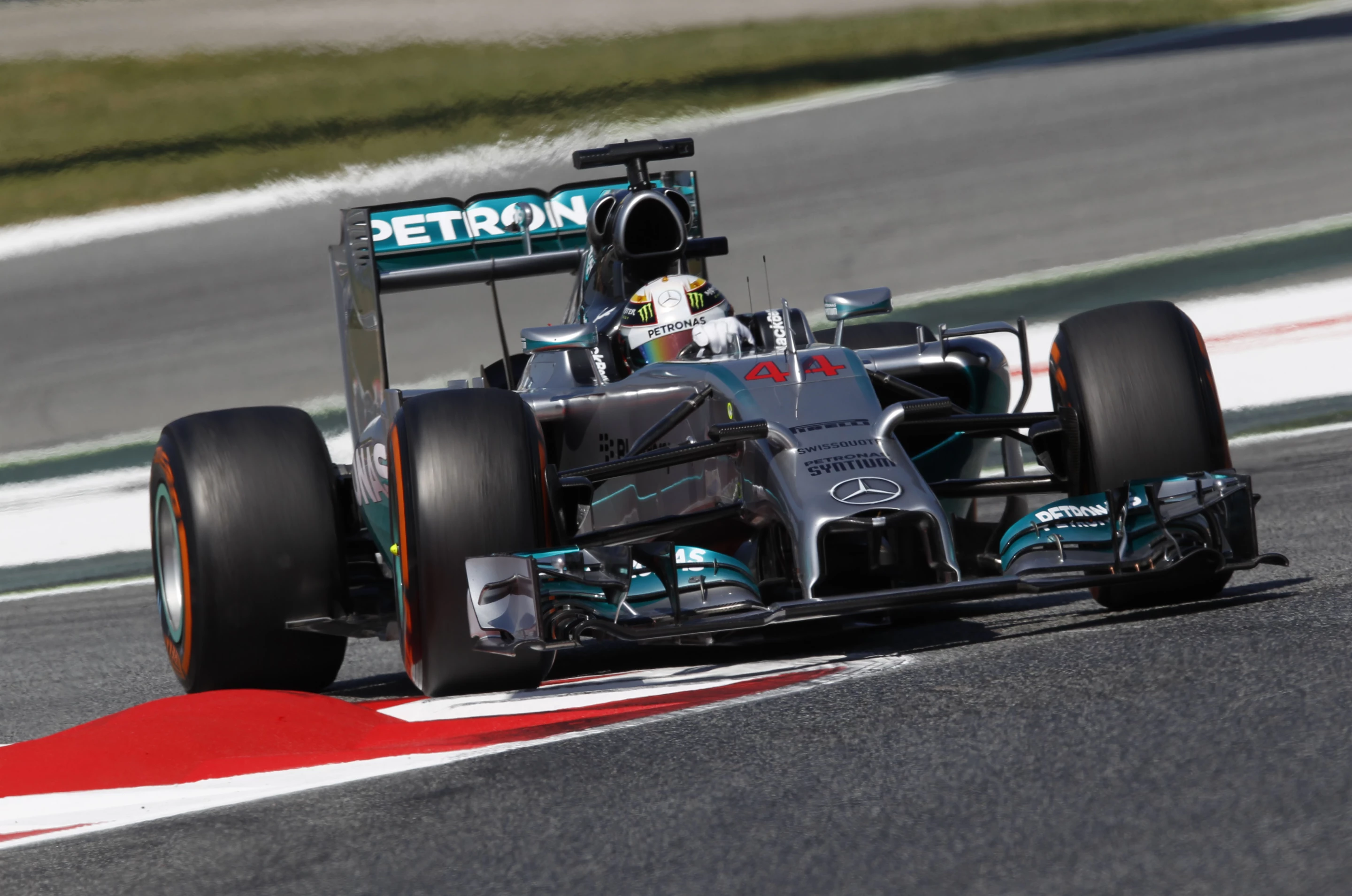 The Mercedes-Benz AMG Petronas Formula One Team in action