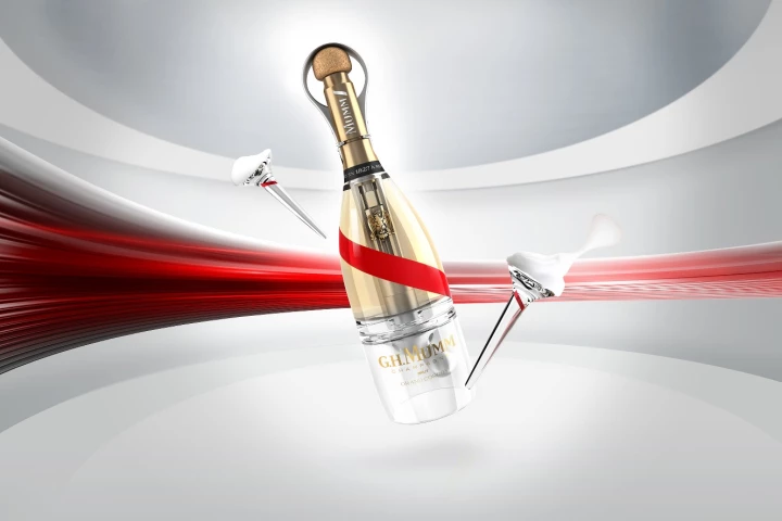 Mumm Grand Cordon Stellar is engineered to be drunk in space