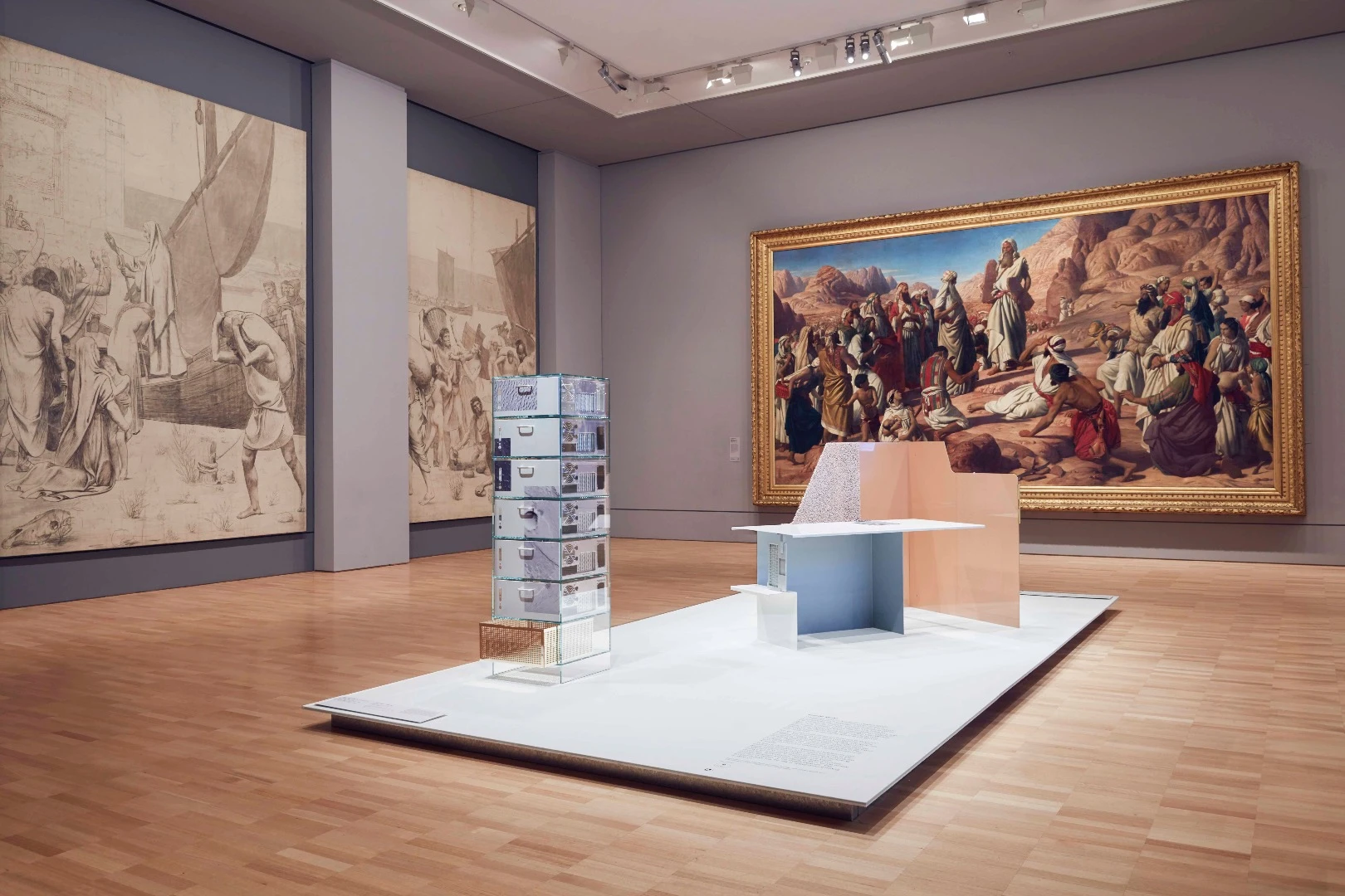 Installation view of formaFantasma’s Ore Streams 2017, on display in the NGV Triennial at the National Gallery of Victoria, Melbourne