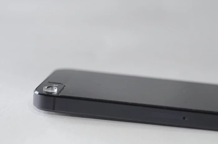 The Micro Phone Lens on an iPhone