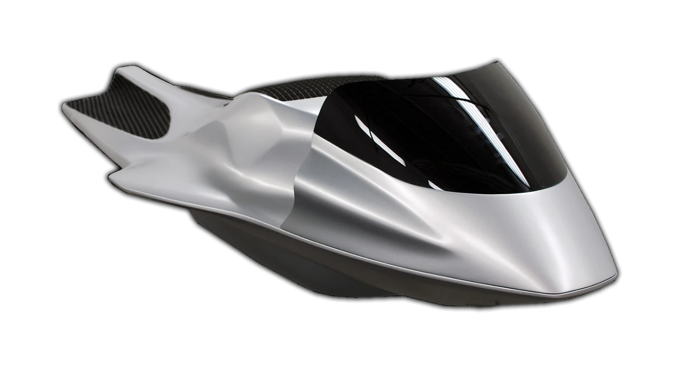 The EXO is an electric personal watercraft, which riders lie on in a prone position