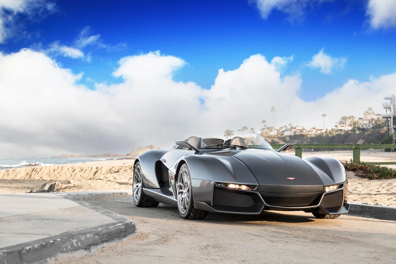 The Rezvani is powered by a 500-hp turbo/supercharged 2.4-liter four-cylinder