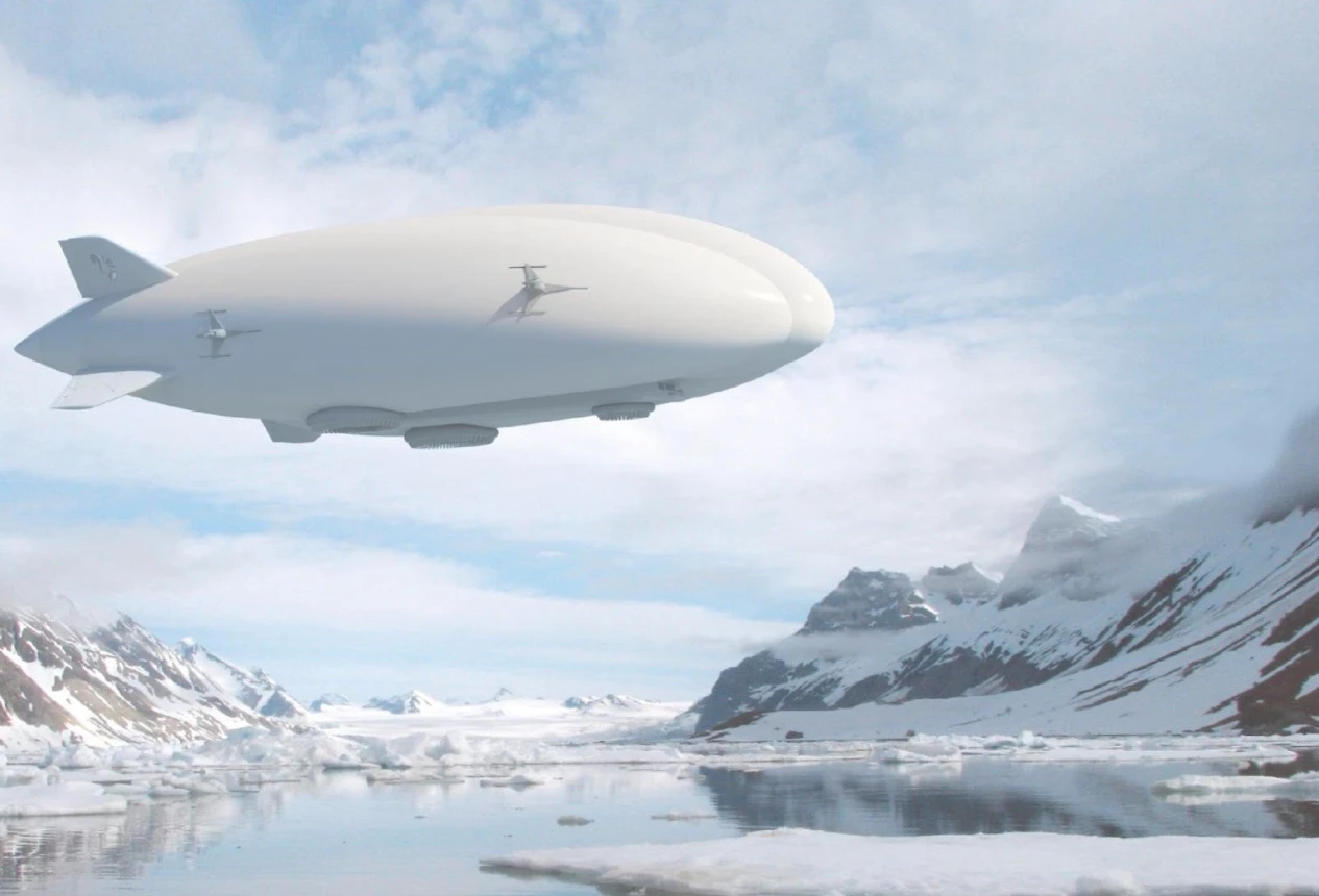 AT2 imagines its Z1 airship finding use in bringing supplies and materials back and forth to the likes of Arctic mines