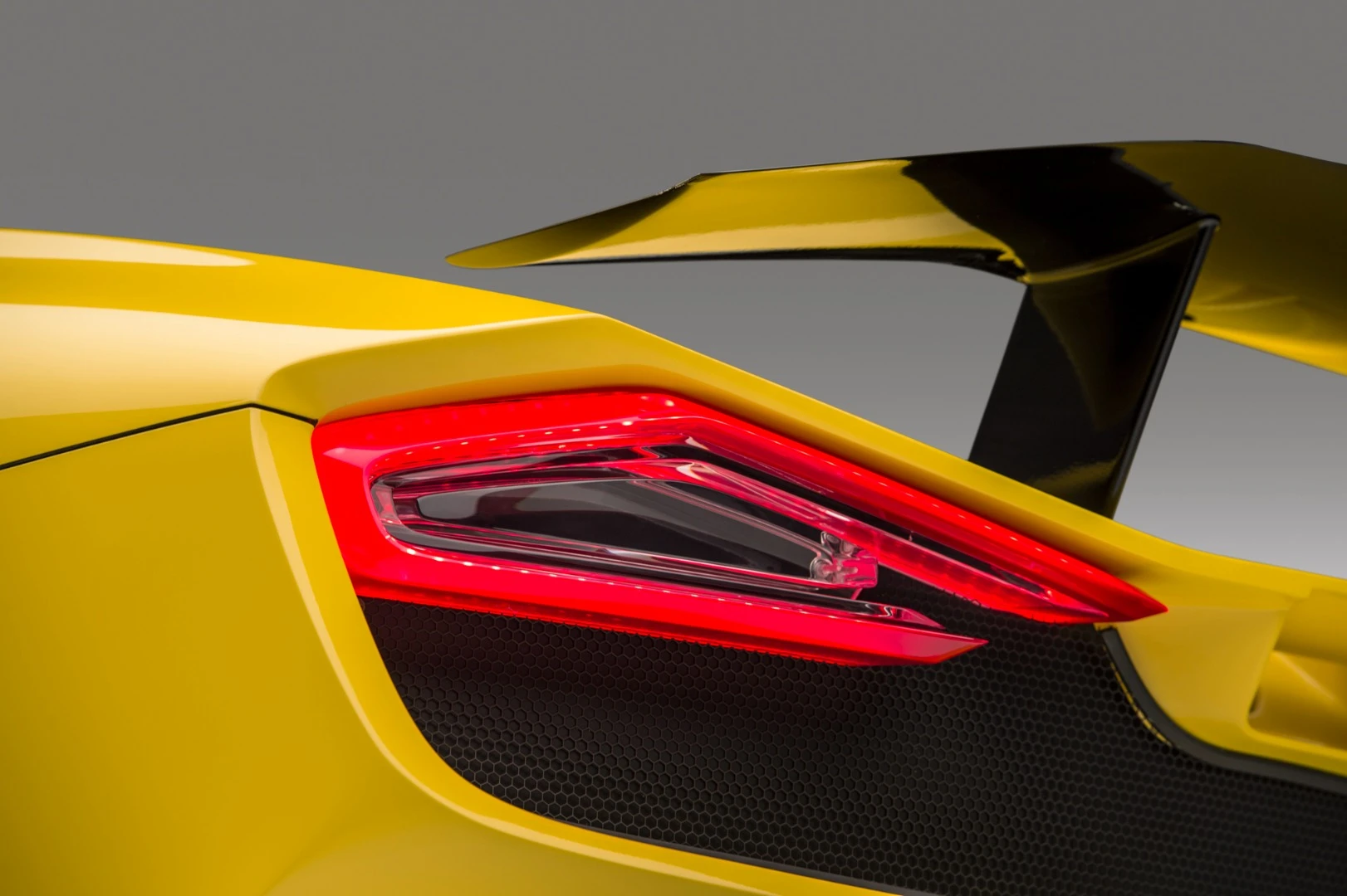 Tail light detail on the Hennessey Venom F5 hypercar