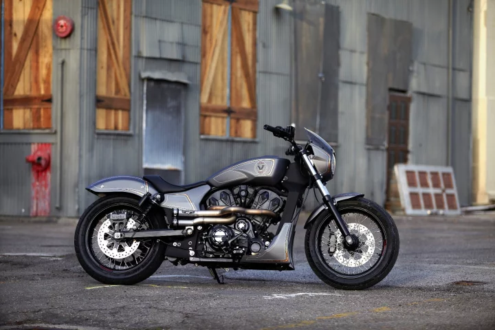 Unveiled in New York, the Combustion is the third and final concept based on Victory's new engine platform