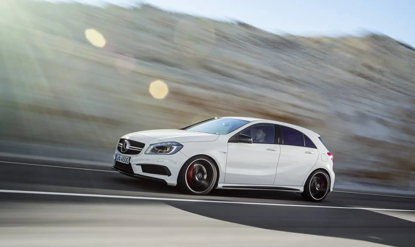 The A 45 AMG is AMG's first vehicle in the compact class