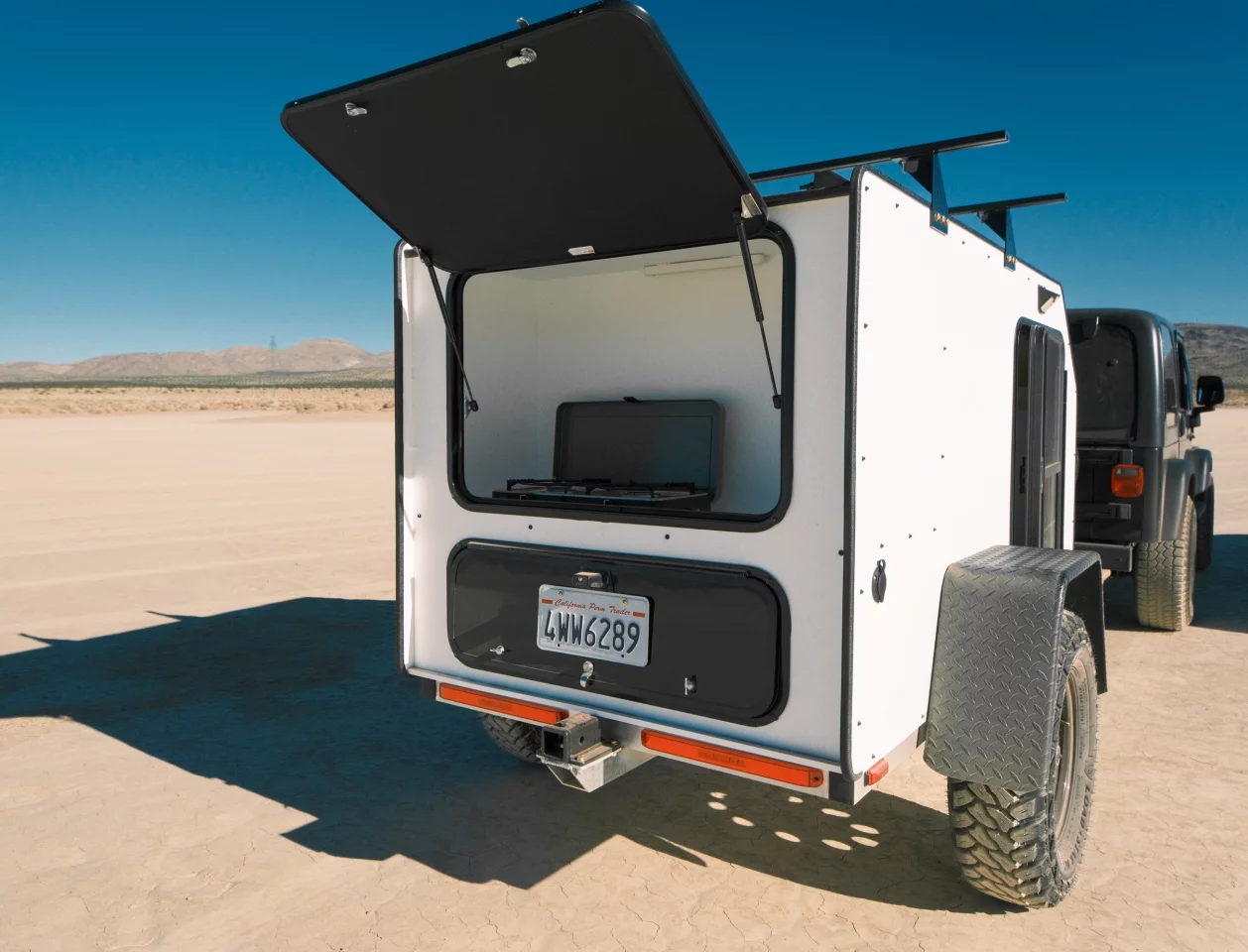 A key feature of the Unit-1 design is its rear tailgate and trunk storage