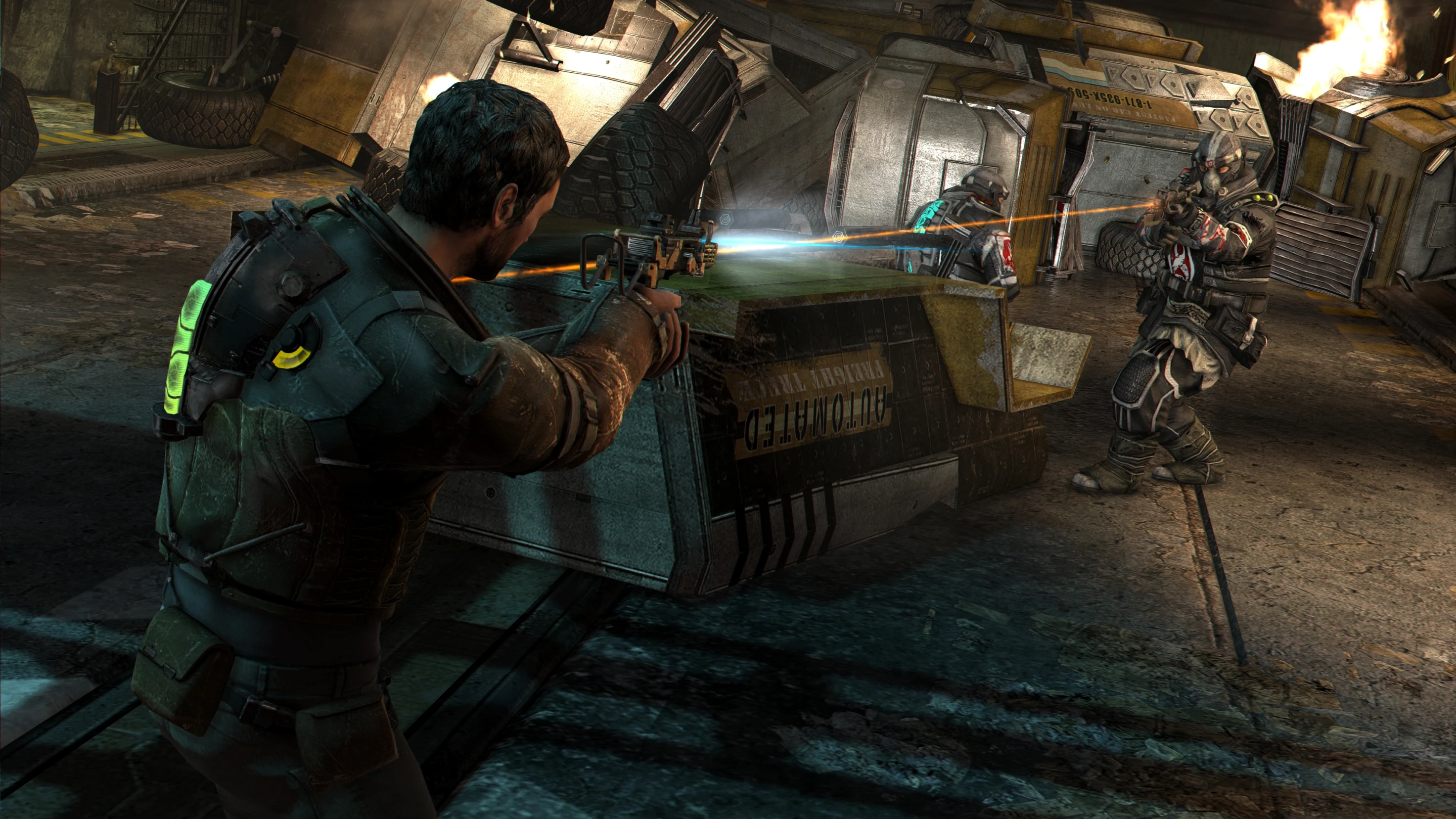 Sometimes gunplay will have to be mixed with melee action