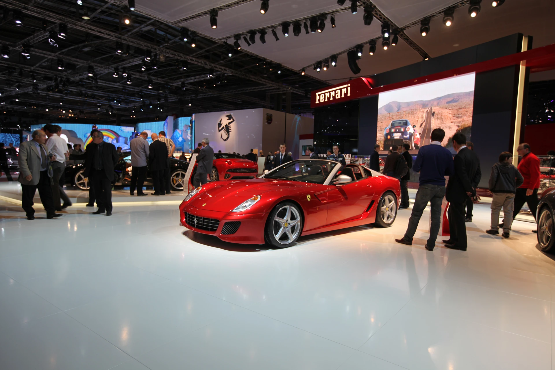 Ferrari SA APERTA on show at the Paris Motor Show