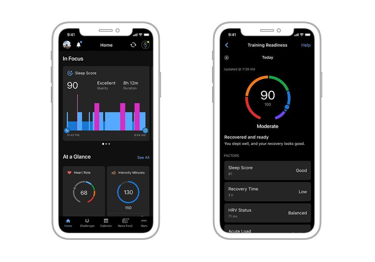 The Index monitor automatically syncs with Garmin's mobile app to deliver insights from your sleep habits