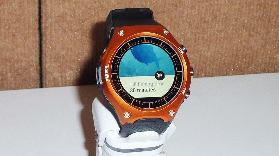 The Casio WSD-F10 Smart Outdoor Watch is an Android Wear device