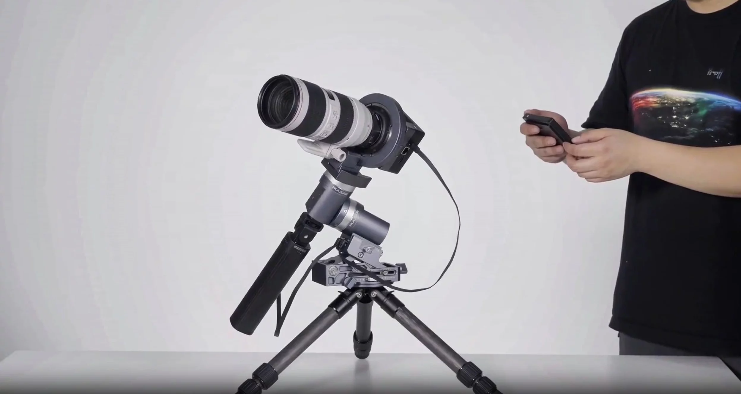 The C42 is designed as a modular astrophotography setup, with support for third-party lenses and telescope systems via adapters