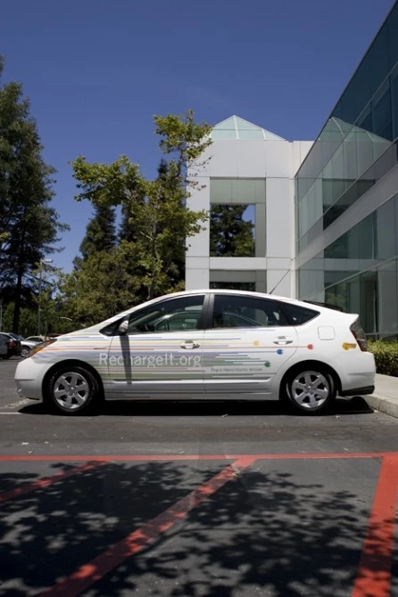 A Google Prius plug-in hybrid