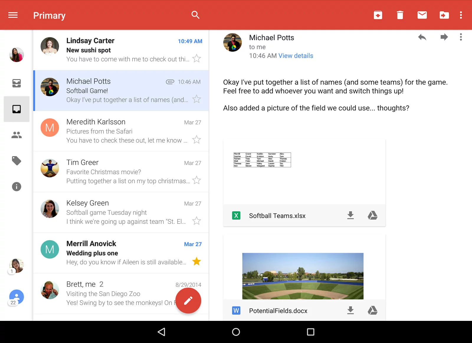The big Gmail update should start appearing in Play Store updates today (though it's possible it will have a staggered roll-out)