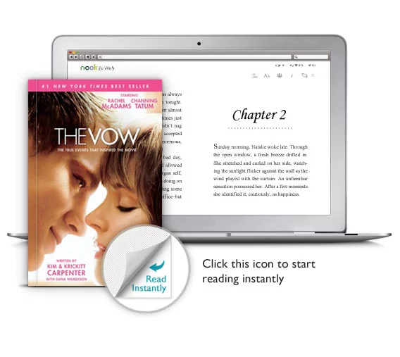 Nook for Web on a laptop