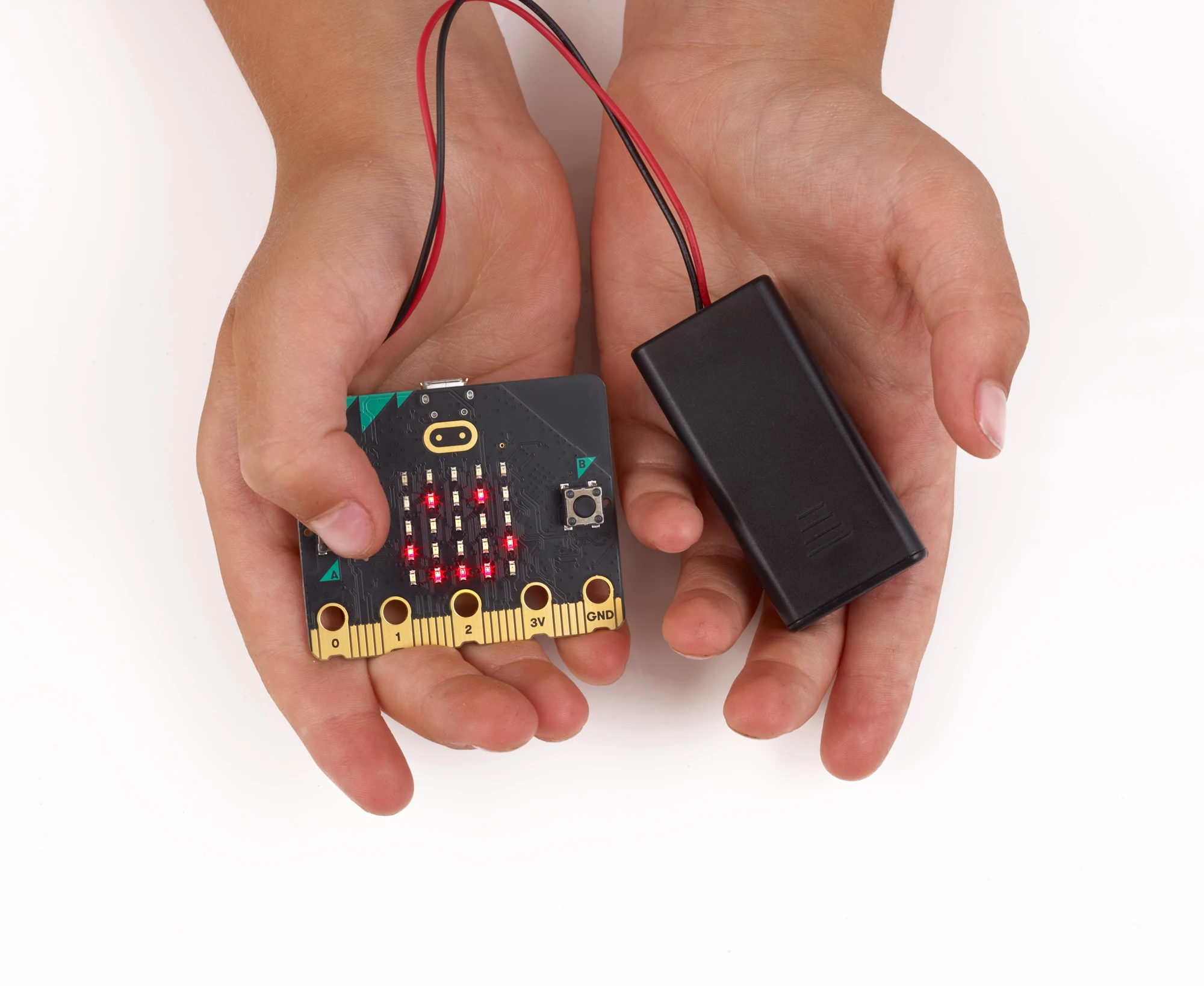 The new micro:bit gains a microphone, speaker, upgraded hardware and the logo is now touch sensitive